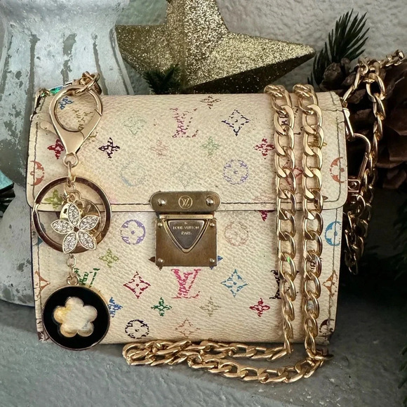 Louis Vuitton Handbags - Louis Vuitton koala wallet converted to a Crossbody multicolor